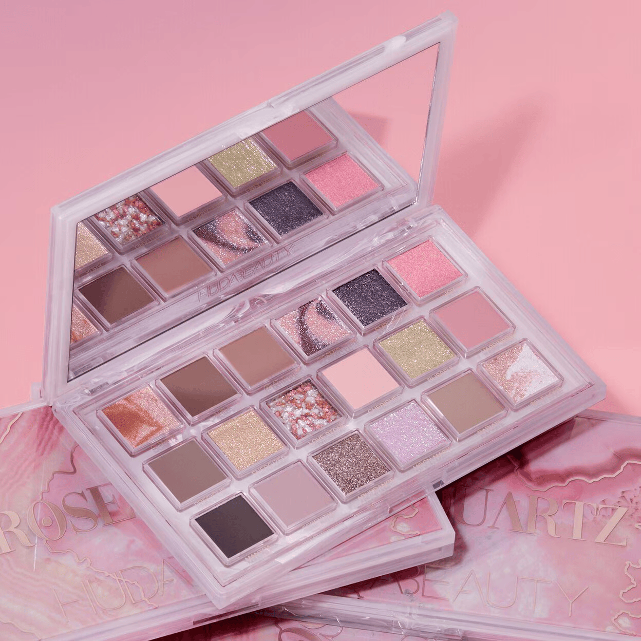 Huda Beauty 18 Rose Quartz Eyeshadow Palette - 17.35g