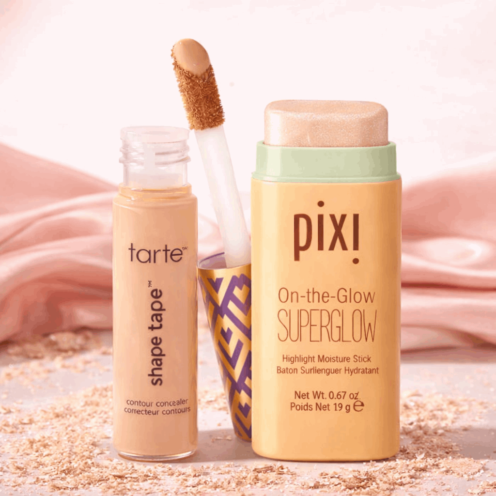 Tarte Shape Tape Concealer + Pixi Highlighter Combo (Worth ₹5,699 @ ₹1,599)