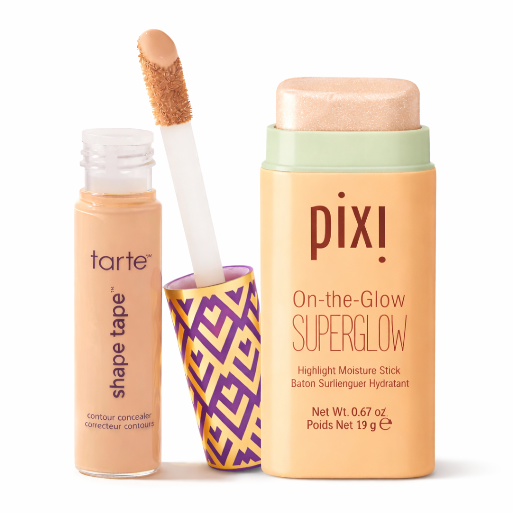 Tarte Shape Tape Concealer + Pixi Highlighter Combo (Worth ₹5,699 @ ₹1,599)