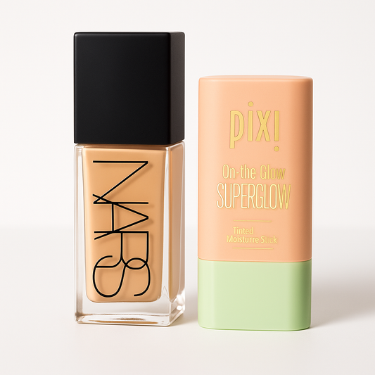 Combo Foundation Natural Radiant + Pixi Highlighter