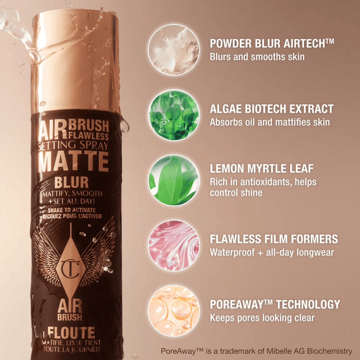 AIRBRUSH FLAWLESS SETTING SPRAY MATTE 100 ML