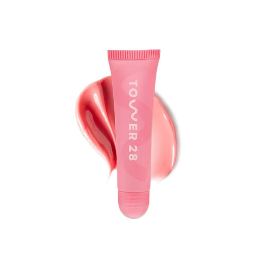 Tower 28 LipSoftie Hydrating Tinted Lip Treatment Balm, Moisturizing Lip Mask for Chapped Lips